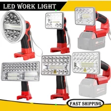 Wireless LED Worklight for Milwaukee 18V Battery Cordless Outdoor Flashlight NEW
