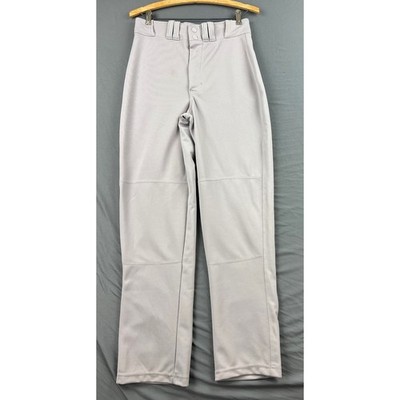 Champro Baseball Pants Adult Small Grey New Marks XBP4U Open Bottom Double Knee