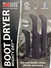 JobSite Boot Dryer - Mighty Dry Boot Dryer with Heat Blower Fan