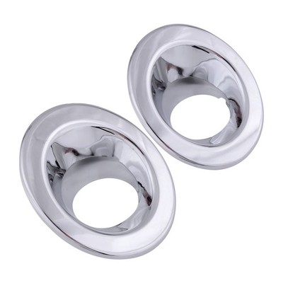 Pair Chrome Fog Light Lamp Cover Trim Fit for Land Rover Freelander 2 2008-2010