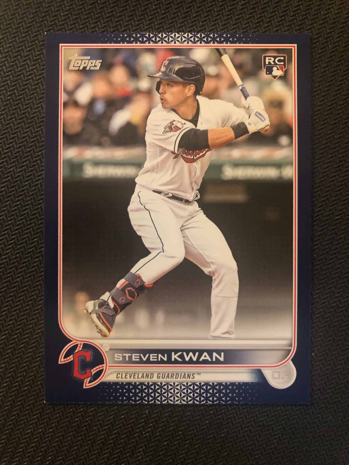 2022 Topps Update Series - Steven Kwan #US261 Royal Blue Rookie (RC) - Guardians