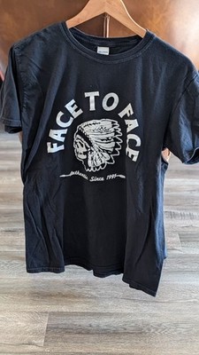 Face To Face Indian Skull Shirt Size L