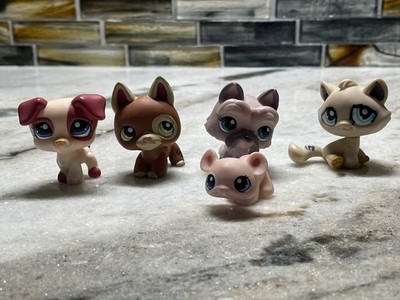 Lot Of Littlest Pet Shop LPS 100% Authentic Animals Pig Dog Cat