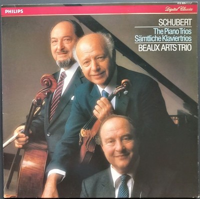 Schubert - The Piano Trios, BEAUX ARTS TRIO, 2 LP, Philips, STEREO