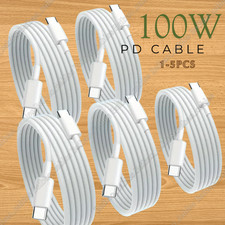 PD Fast Charger 100W USB-C Type C Cable For iPhone15 16e 16 17 Pro Max iPadPro