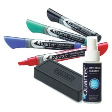 QUARTET Dry Erase Marker Set,Assorted,Capped,PK4 49EU81