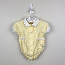 Pagliaccetto corto pulcino giallo Dior vintage bambino ragazzo ragazza