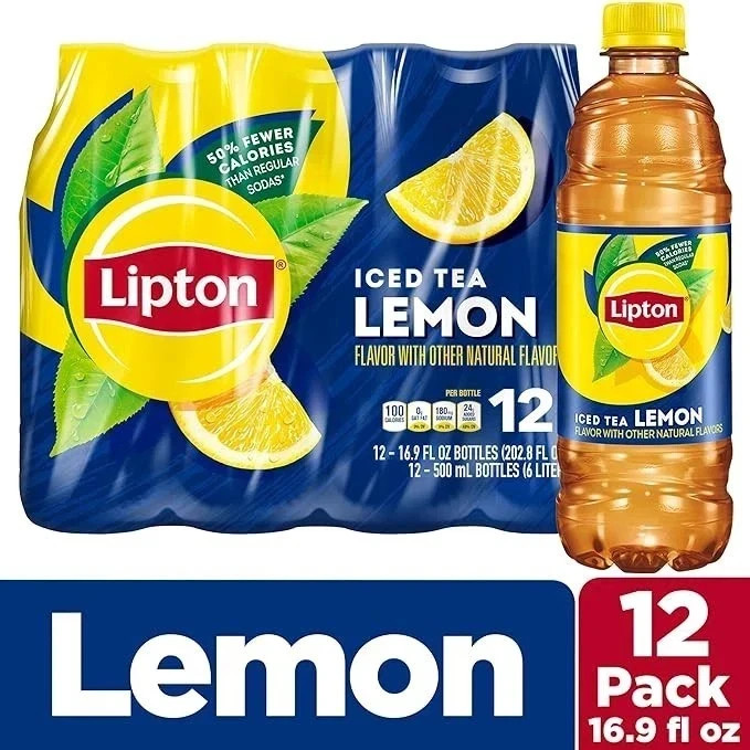 Lemon, 16.9 Fl Oz Bottles (pack Of 12) Free Shipping