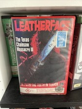 Leatherface VHS HORROR Big Box RCA Texas Chainsaw Massacre