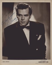 DESI ARNAZ SR. - AUTOGRAPHED INSCRIBED PHOTOGRAPH