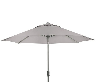 Sonnenschirm Sonnenschutz Milos mit UV-Schutz 80+ aus Polyester Ø 294 cm, Dehner