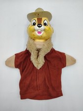 VTG Disney Dale Hand Puppet Vinyl Head Fabric Body 1990  s Toy Vintage
