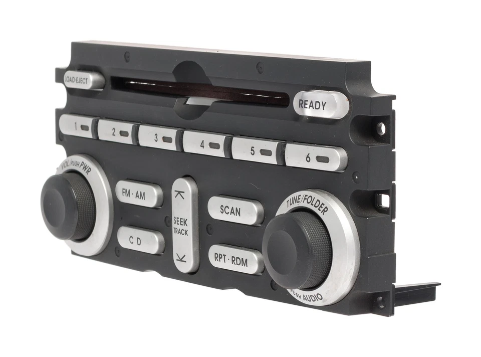 Panel de control de medios de audio y radio Mitsubishi Endeavor 2006-2009 identificación de pieza 8002A130HA Foto 2 de 4