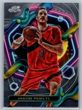 2023-24 Topps Chrome Cosmic #128 Jakob Poeltl
