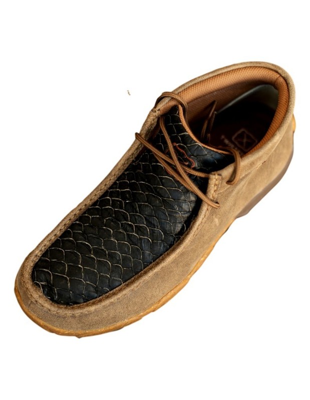 Twisted X Casual Shoes Mens Chukka Lace 8 M Black Bomber MDM0101 CLEARANCE