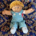 Vintage Jesmar Cabbage Patch Kids Doll boy HM 1 honey blond short hair