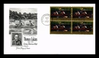 DR JIM STAMPS US COVER THOMAS EAKINS AMERICAN ARTIST FDC BLOCK OF 4 ARTMASTER