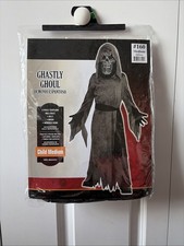 Ghastly Ghoul 3 Piece Halloween Costume Child's Medium Mask Included New