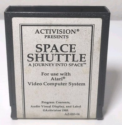 Space Shuttle A Journey Into Space (Atari 2600) White Label Cartridge Only B399