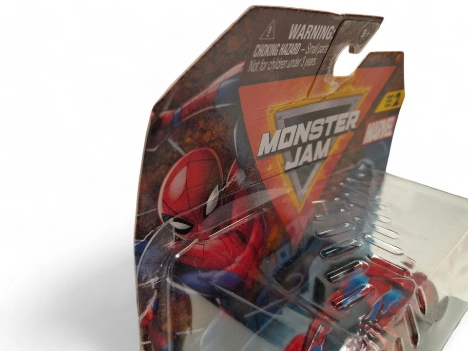 Monster Jam Marvel The Amazing Spider-Man 1:64 Diecast Truck [DAMAGED BOX] - Image 3 of 4