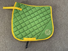 Equipride Green Saddlecloth with yellow trim. BNWT.  Pony Size.