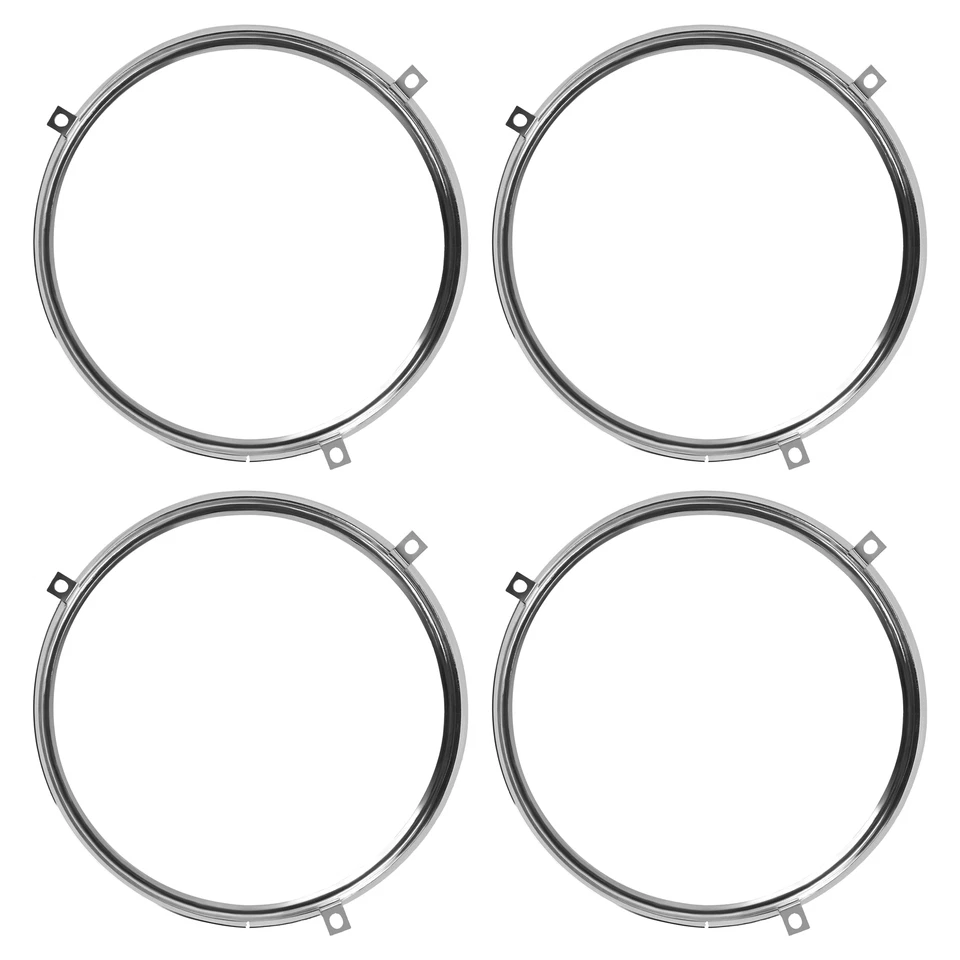 Juego de anillos de moldura de faros para camioneta Chevrolet Chevelle/El Camino 1964-1970 Foto 2 de 4