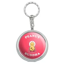 Peanut Buddha Butter Funny Humor Portable Travel Ashtray Keychain