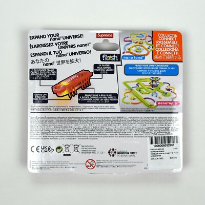 NWT Supreme Red Box Logo Hexbug Nano Flash 5Pack Toy Lightup FW21