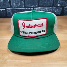Vintage Industrial Rubber Products Co.. USA MADE Swingster Trucker Hat Cap