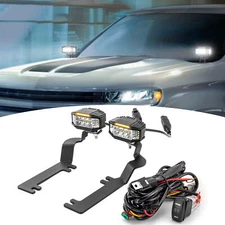 3.5'' LED Pods Ditch Light Kit - Amber DRL + Strobe For 2019-2022 Silverado 1500