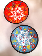 COPPIA COPPETTE CIOTOLE DA CUCINA CERAMICA 13x5h cm