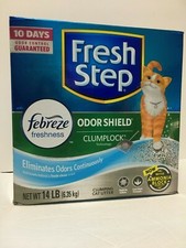 Premium Fresh Step Odor Shield Scented Litter with The Power of Febreze, 14lb