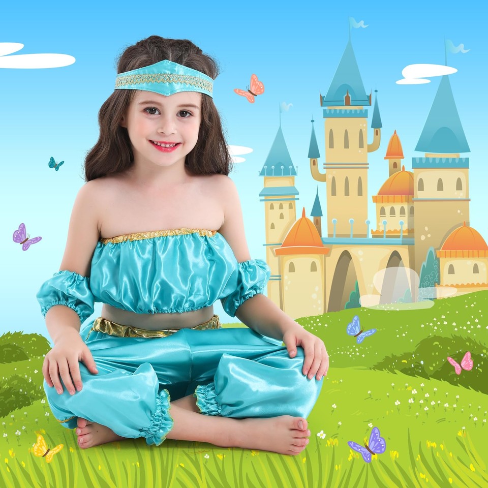 Princess Dresses for Girls Dress up Clothes for Toddler Girl Pretend
