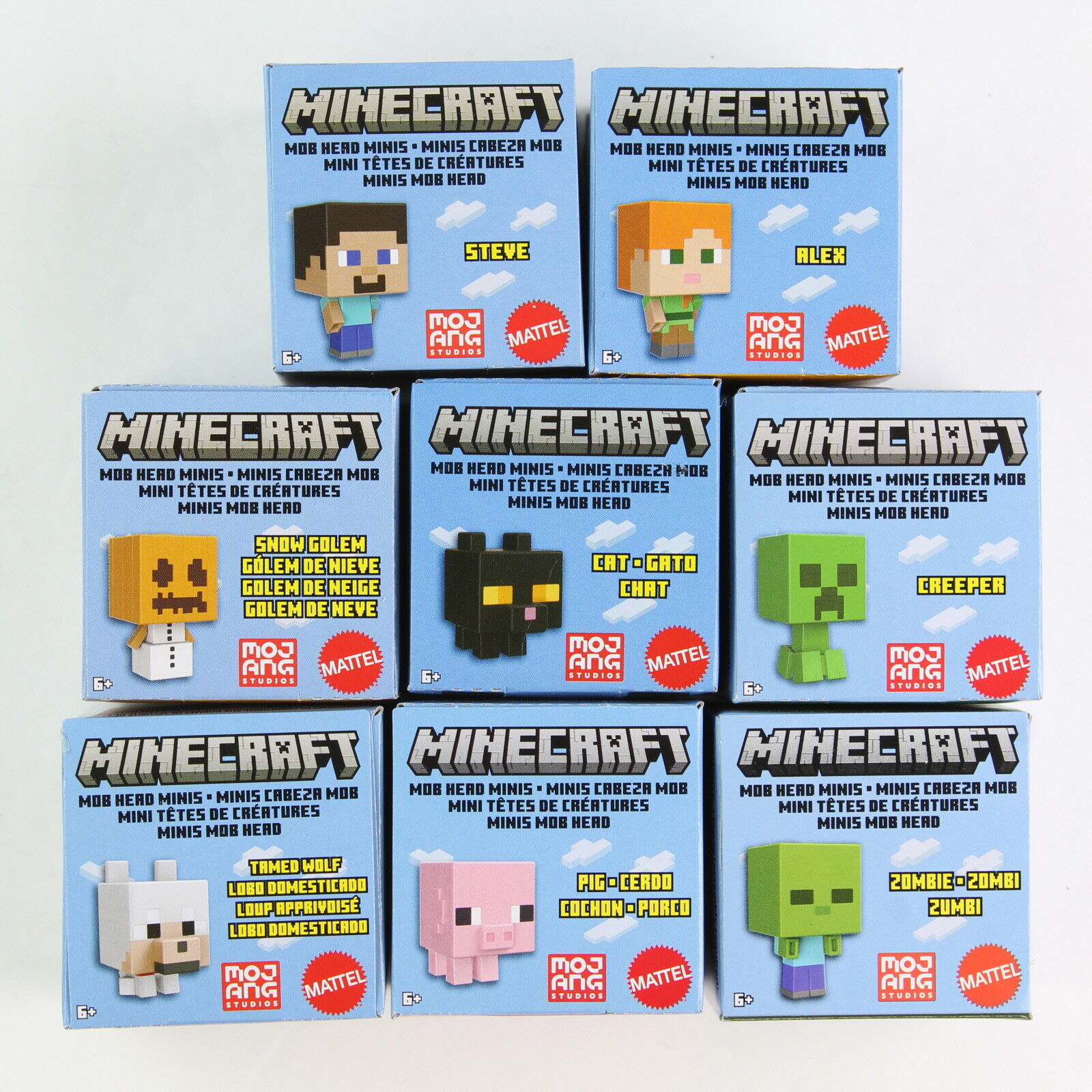 MINECRAFT Mob Head Minis