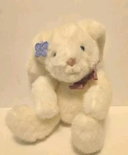 RUSS BERRIE & CO Plumbunny Item #1857 Bunny Rabbit Plush White Vintage