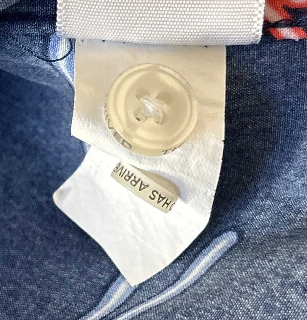 Chubbies Button Up Pullover Shirt Size Medium Tro… - image 6