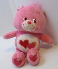 Care Bear Love a lot BEAR 8 in Pink Red Hearts