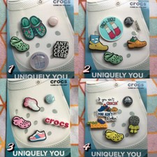 Crocs Handmade jibbitz 5pc croc addict croslite guy clog shoe charms s21