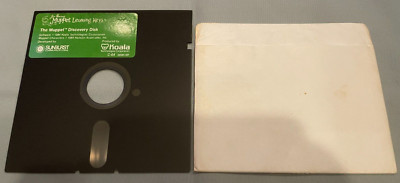 JIM HENSON MUPPET LEARNING KEYS Atari 400/800/C64 Computer R9 Video Game TESTED!