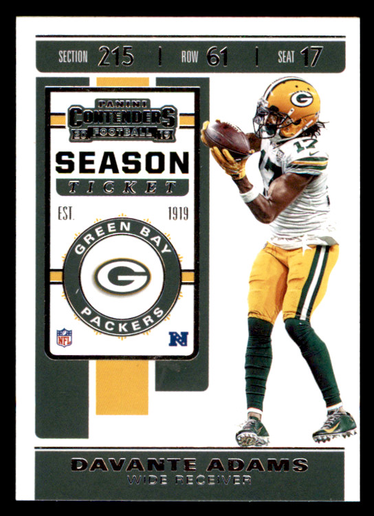 2019 Panini Contenders #68 Davante Adams