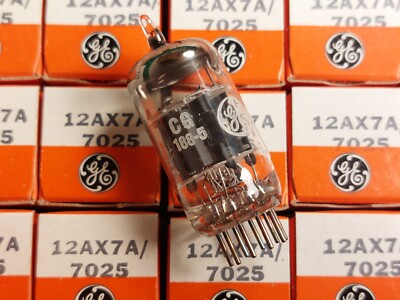 GE 12AX7A 7025 真空管　2本 レアビンテージ】真空管 GE 12AX7A/7025 ② 【公式通販】
