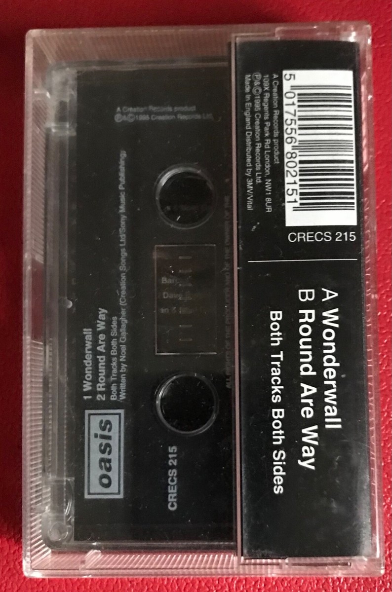 Oasis - Wonderwall - UK Cassette Single Creation CRECS215 | eBay UK