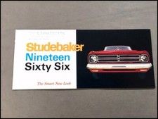1966 Studebaker Cruiser Daytona Wagonaire Commander Car Brochure Catalog