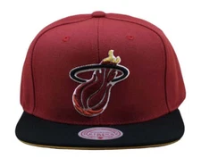 Mens MITCHELL & NESS NBA CORE BASIC SNAPBACK HWC HEAT