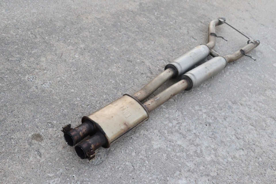 Tubo resonador centro de escape P90906 2009-2011 Jaguar XF tubo H Y OEM Foto 2 de 4