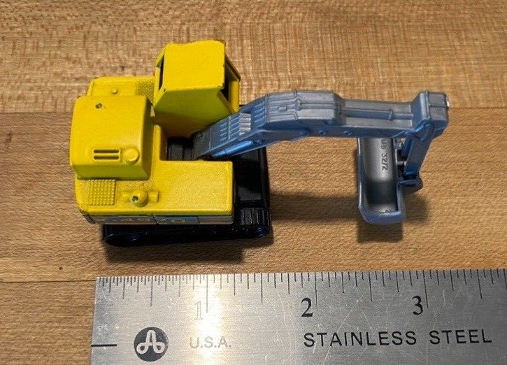 1980 Matchbox Excavator X 4970 Construction Vehicle Vintage Yellow