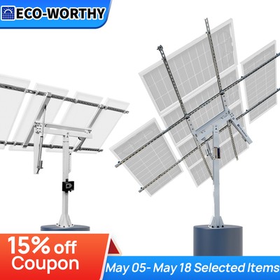 ECO-WORTHY Solar Panel Single & Dual Axis Tracking System & Tracker Controller
