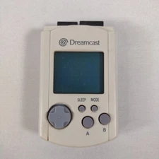 Official OEM SEGA Dreamcast White Visual Memory Unit VMU HKT-7000 Japan Import A