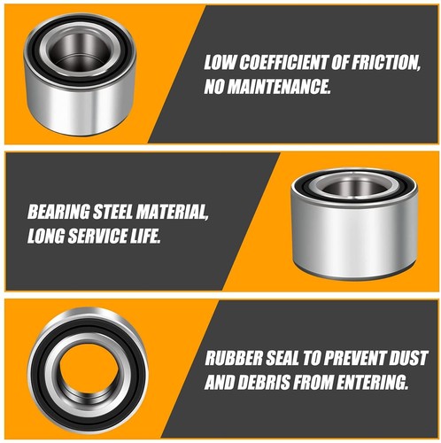 Front Rear Wheel Ball Bearings Kit For 13 14 15 16 19 Polaris Ranger 900 1000 XP - Picture 3 of 12