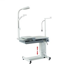 Auto Optometry Ophthalmic Eyeglass Test Table 110V Adjustable w/Vertical Pole